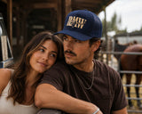 RM Williams Steershead Trucker Cap Washed Navy Northern Ireland