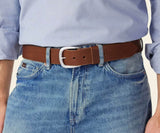 RM Williams Traditional Logo Belt Dark Tan Northern Ireland Belfast