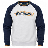 Saltrock Heritage Logo Raglan Classic Sweatshirt Grey Northern