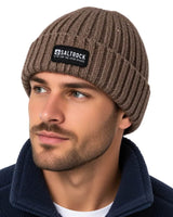 Saltrock Heritage Men’s Beanie Hat Brown Northern Ireland Belfast