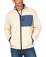 Saltrock Leo Men’s Full Zip Fleece Jacket Cream Northern Ireland