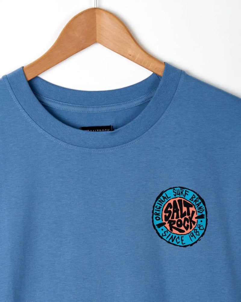 Saltrock Men’s Original SR T - Shirt Blue Northern Ireland Belfast
