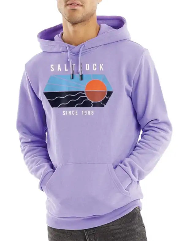 Saltrock Men’s Vantage Colour Pop Hoodie Purple Northern Ireland