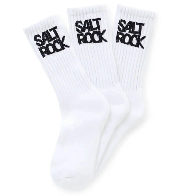Saltrock Mens 3 Pack Athletic Socks White Northern Ireland Belfast