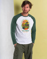 Saltrock Mens Atlantic Adventure Long Sleeve T-Shirt Dark Green