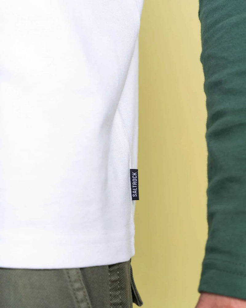 Saltrock Mens Atlantic Adventure Long Sleeve T-Shirt Dark Green