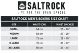Saltrock Men’s Boxer Briefs 3 Pack Skatecheck Underwear Dark Green