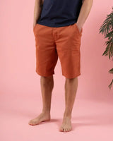 Saltrock Mens Chino Shorts Dark Orange Northern Ireland Belfast