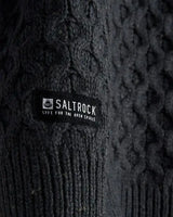 Saltrock Mens Flint 1/4 Zip Knit Jumper Grey/Black Northern Ireland