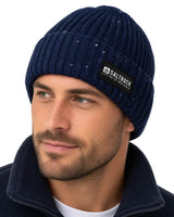 Saltrock Mens Heritage Beanie Hat Dress Blue Northern Ireland Belfast