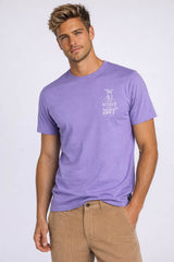 Saltrock Mens Lost Ships T-Shirt Purple Northern Ireland Belfast