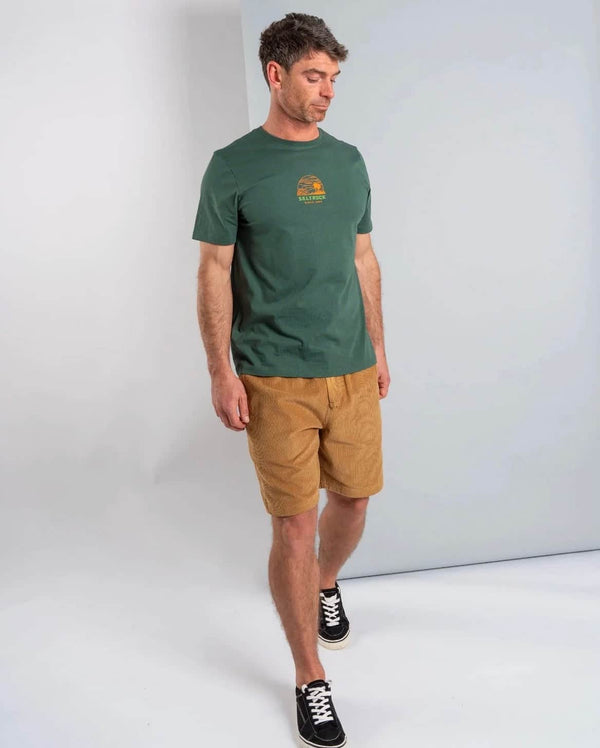 Saltrock Mens Meddon Cord Shorts Brown Northern Ireland Belfast