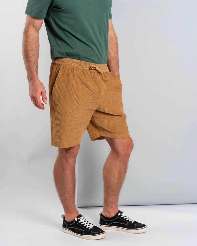 Saltrock Mens Meddon Cord Shorts Brown Northern Ireland Belfast