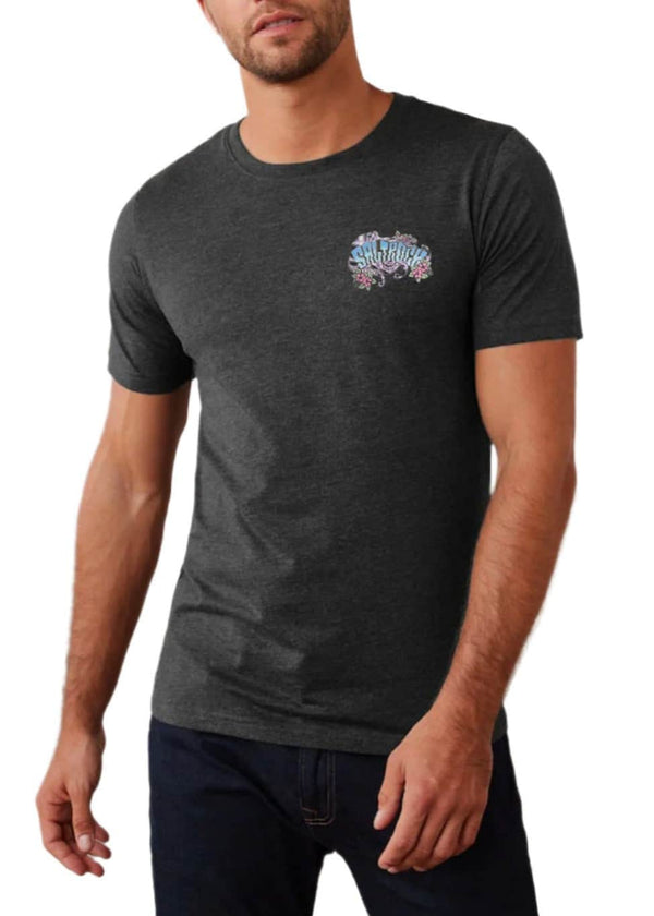 Saltrock Mens Octopus T-Shirt Dark Grey Northern Ireland Belfast