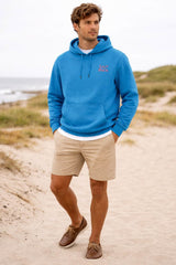 Saltrock Mens One More Wave Hoodie Bright Blue Northern Ireland