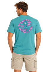 Saltrock Mens One More Wave Oversized T-Shirt Blue Northern Ireland