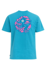 Saltrock Mens One More Wave Oversized T-Shirt Blue Northern Ireland