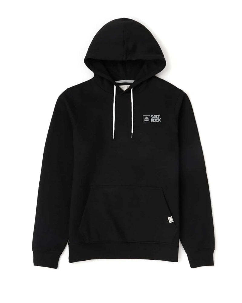 Saltrock Mens Original Pop Hoodie Black Northern Ireland Belfast