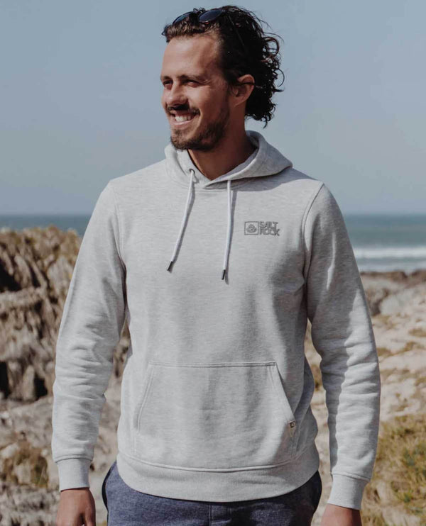 Saltrock Original Pop Hoodie Grey Marl - Shirts & Tops