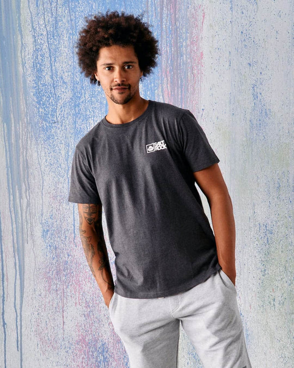 Saltrock Mens Original Short Sleeve T-Shirt Dark Grey Northern