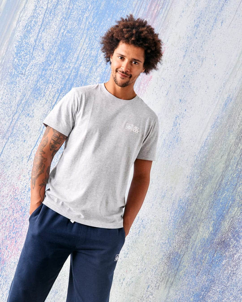 Saltrock Mens Original SS T-Shirt Grey Northern Ireland Belfast