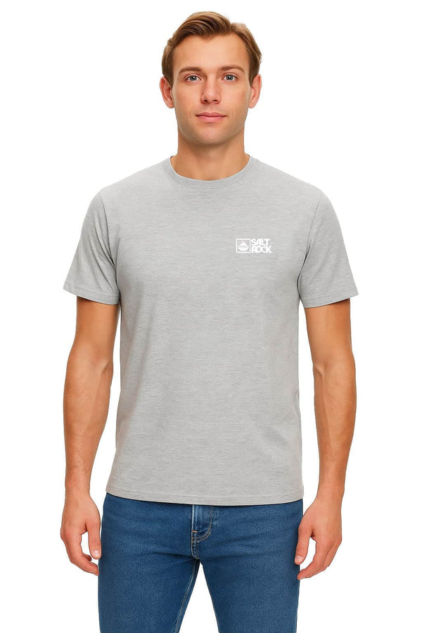Saltrock Mens Original SS T-Shirt Grey Northern Ireland Belfast