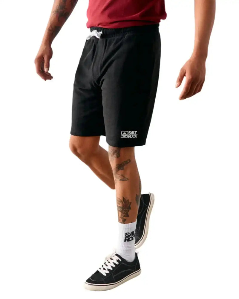 Saltrock Mens Original Sweat Shorts Black Northern Ireland Belfast