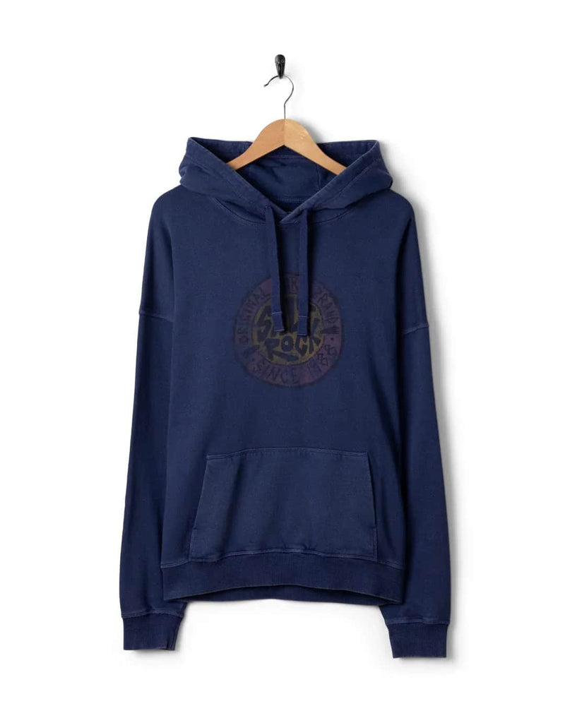 Saltrock Mens Original Warp Oversized SR Hoodie Purple Northern