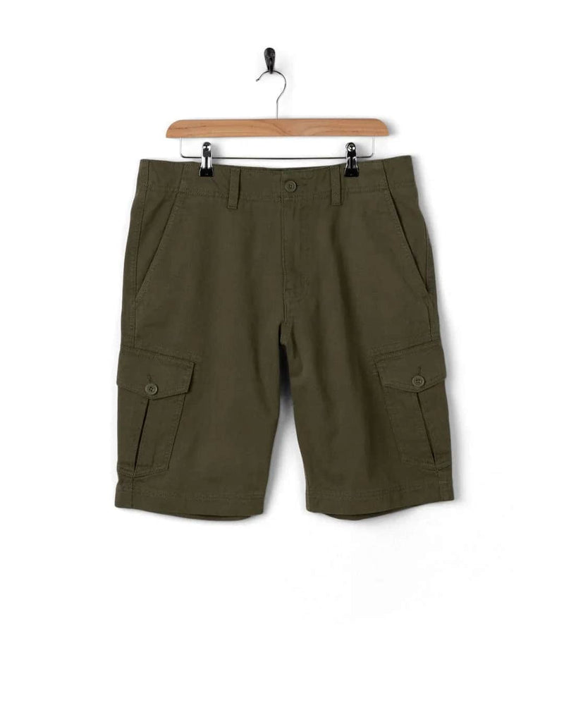Saltrock Mens Penwith Cargo Shorts Dark Green Northern Ireland Belfast
