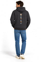 Saltrock Mens Portal Classic Pop Hoodie Grey Northern Ireland Belfast