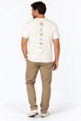 Saltrock Mens Portal T-Shirt Cream Northern Ireland Belfast