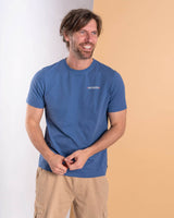 Saltrock Mens Rebalance T-Shirt Mid Blue Northern Ireland Belfast