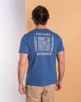 Saltrock Mens Rebalance T-Shirt Mid Blue Northern Ireland Belfast