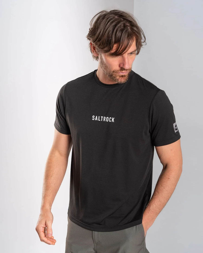 Saltrock Mens Ride T-Shirt Black Northern Ireland Belfast