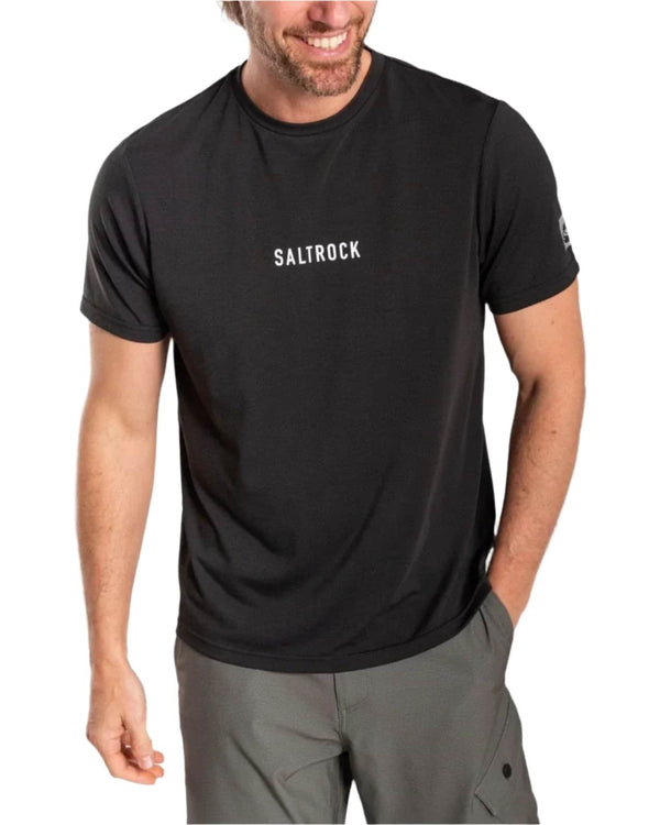 Saltrock Mens Ride T-Shirt Black Northern Ireland Belfast