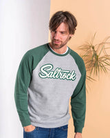 Saltrock Mens Strike Sweatshirt Top Dark Green Northern Ireland