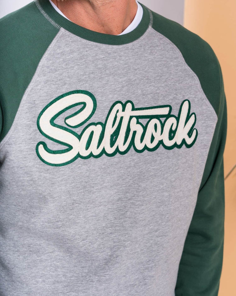 Saltrock Mens Strike Sweatshirt Top Dark Green Northern Ireland