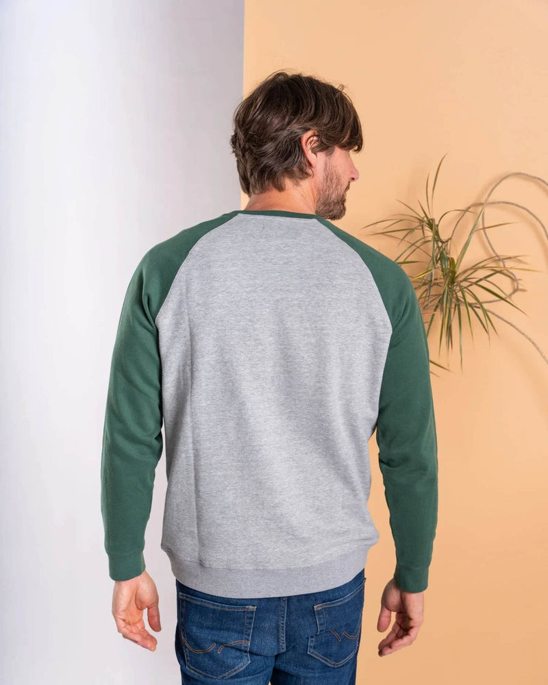 Saltrock Mens Strike Sweatshirt Top Dark Green Northern Ireland