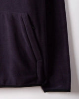 Saltrock Mens Theo II 1/4 Zip Neck Fleece Dark Purple Northern