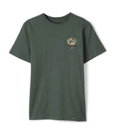 Saltrock Mens Tiger Tattoo T-Shirt Dark Green Northern Ireland Belfast