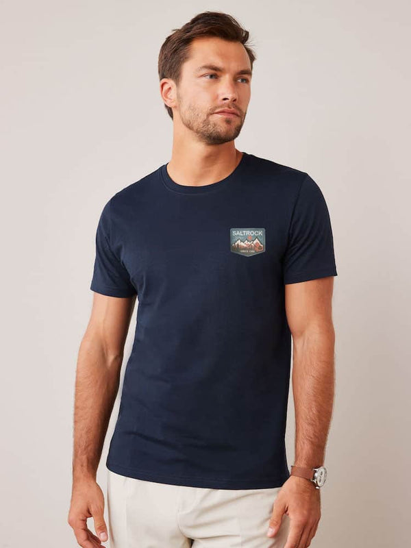 Saltrock Mens Uplands T-Shirt Dress Blue Northern Ireland Belfast