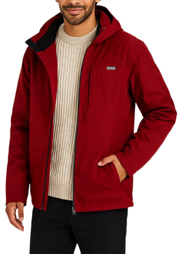 Saltrock Mens Whistler II Waterproof Jacket Dark Red Northern Ireland
