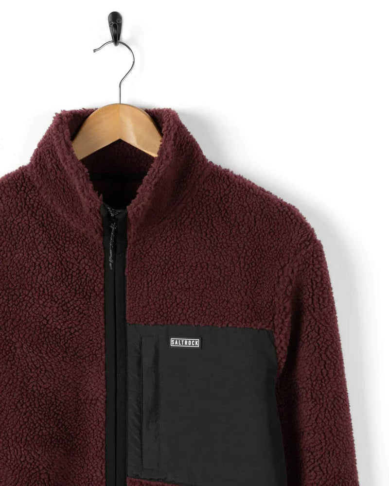 Saltrock Mens Wye 2 Sherpa Fleece Dark Purple Northern Ireland Belfast