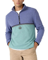 Saltrock Mens Zaki 1/4 Zip Fleece Blue Northern Ireland Belfast