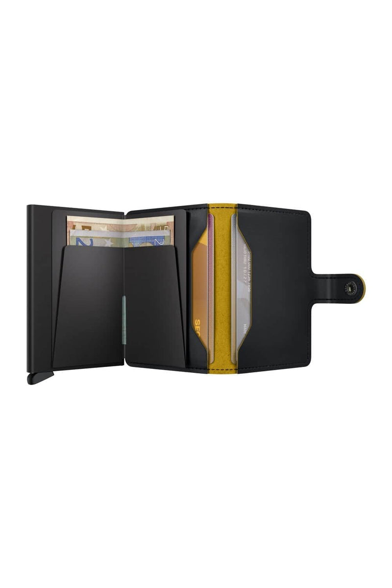 Secrid Mini Wallet Matte Black/Ochre Northern Ireland Belfast