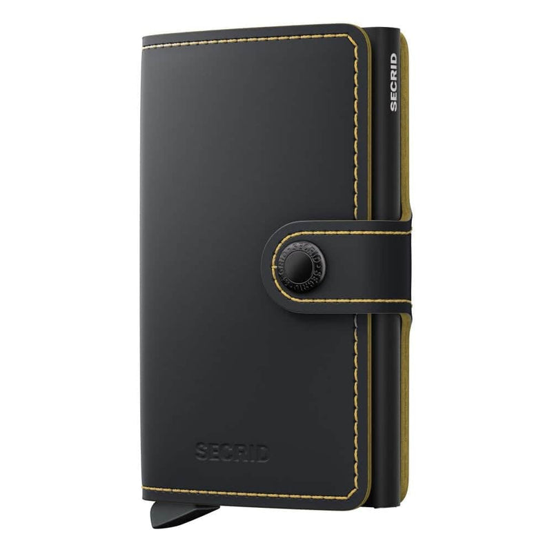 Secrid Mini Wallet Matte Black/Ochre Northern Ireland Belfast