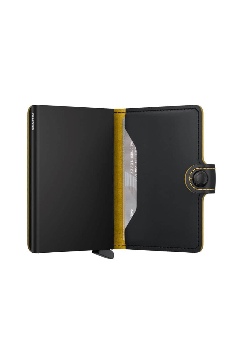 Secrid Mini Wallet Matte Black/Ochre Northern Ireland Belfast