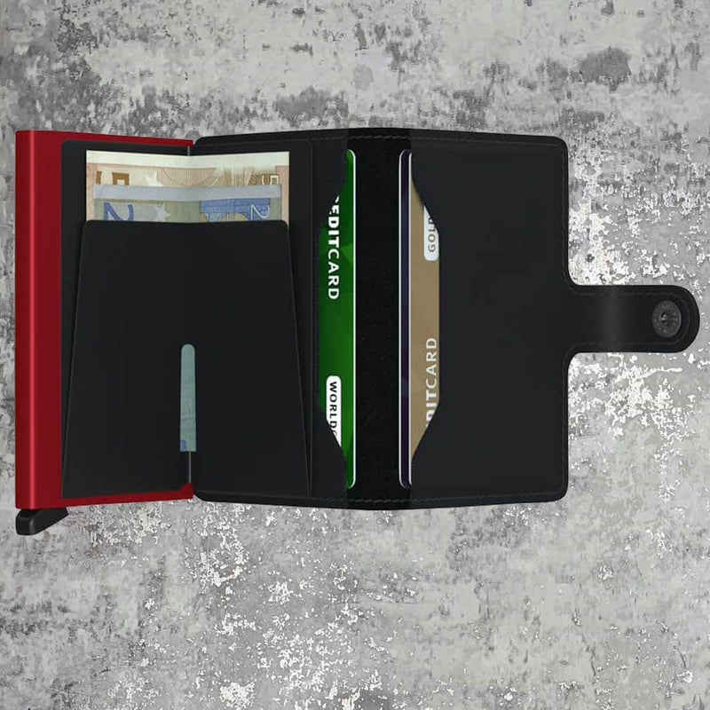 Secrid Mini Wallet Matte Black/Red Ballynahinch Northern Ireland