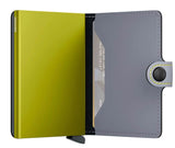 Secrid Mini Wallet Matte Grey/Lime Northern Ireland Belfast