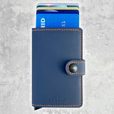 Secrid Mini Wallet Matte Night Blue/Orange Ballynahinch Northern